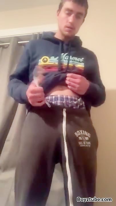 Big dick show-off and cum